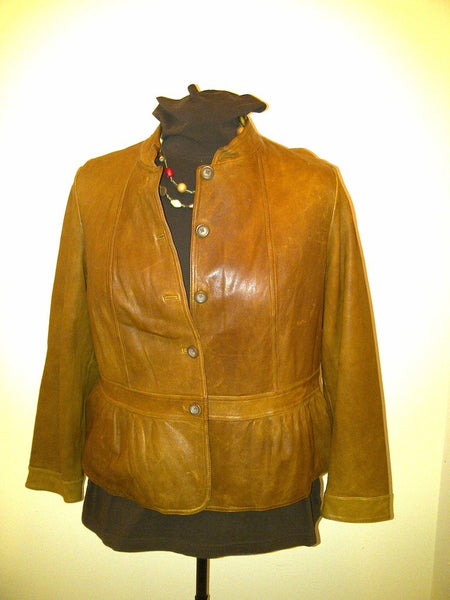 Camel Leather Jacket