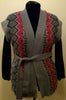 Grey Sweater Vest with Tie
