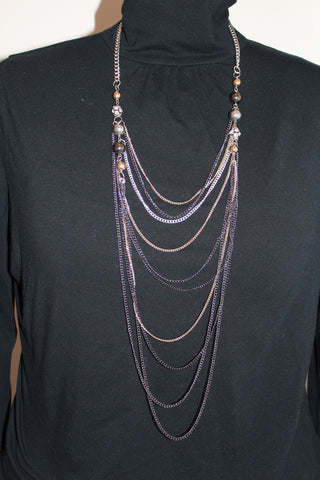 3-Tone Chain Necklace