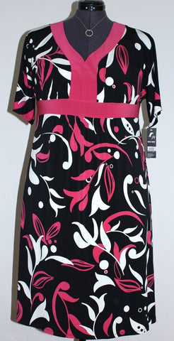 Floral Black Dress